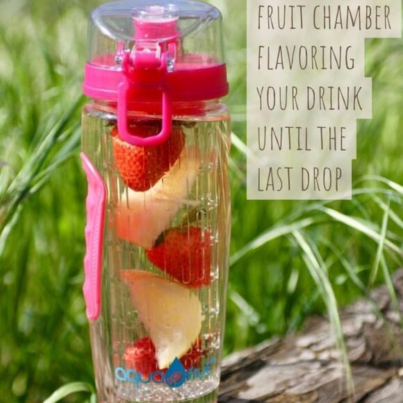 AquaFrut 32 Oz Fruit Infuser Water Bottle - Leak Proof BPA-Free Infusion Water B - Picture 8 of 8